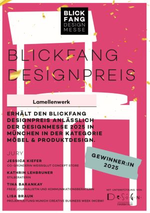 Blickfang Designpreis gewonnen