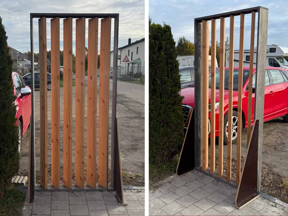 Drehbare Outdoor Lamellenwände