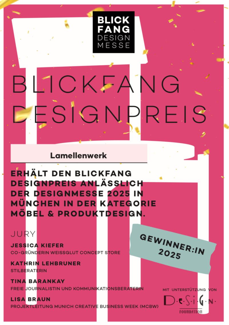 Blickfang Designpreis gewonnen