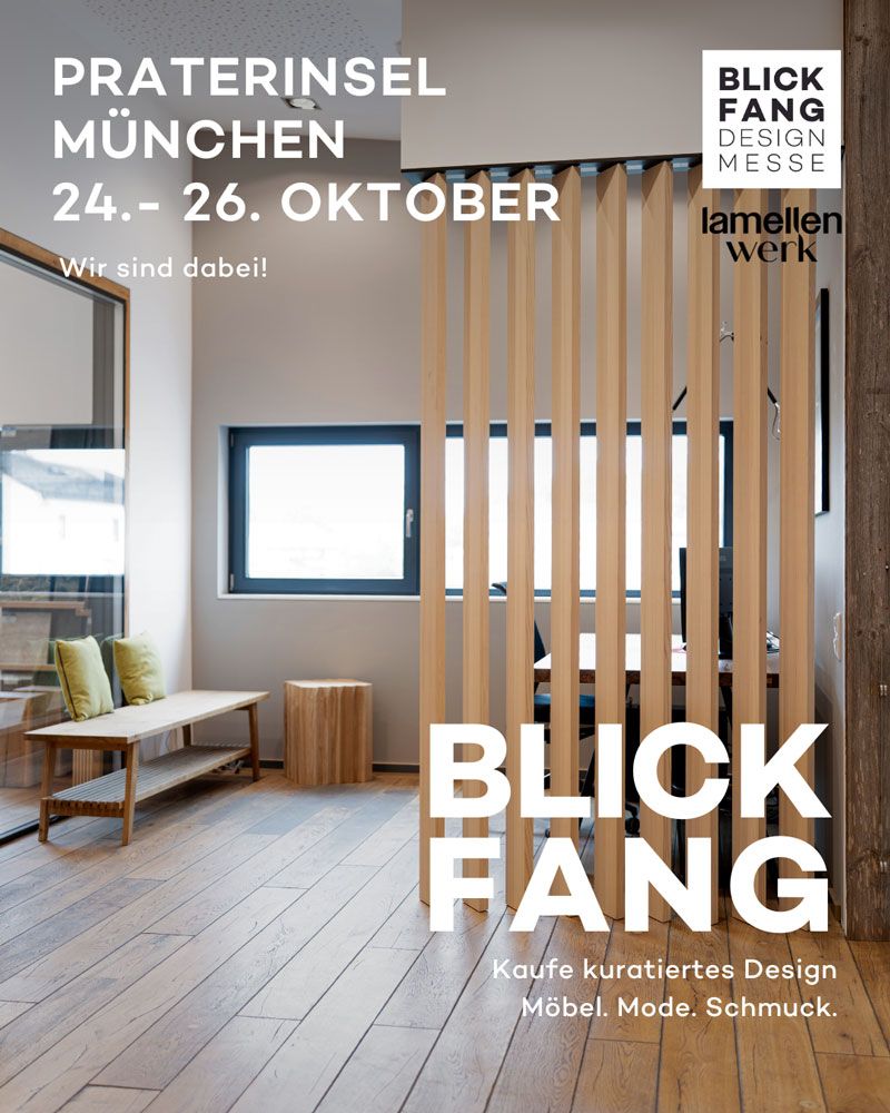 Wir sind bei der Blickfang Design Messe in München
